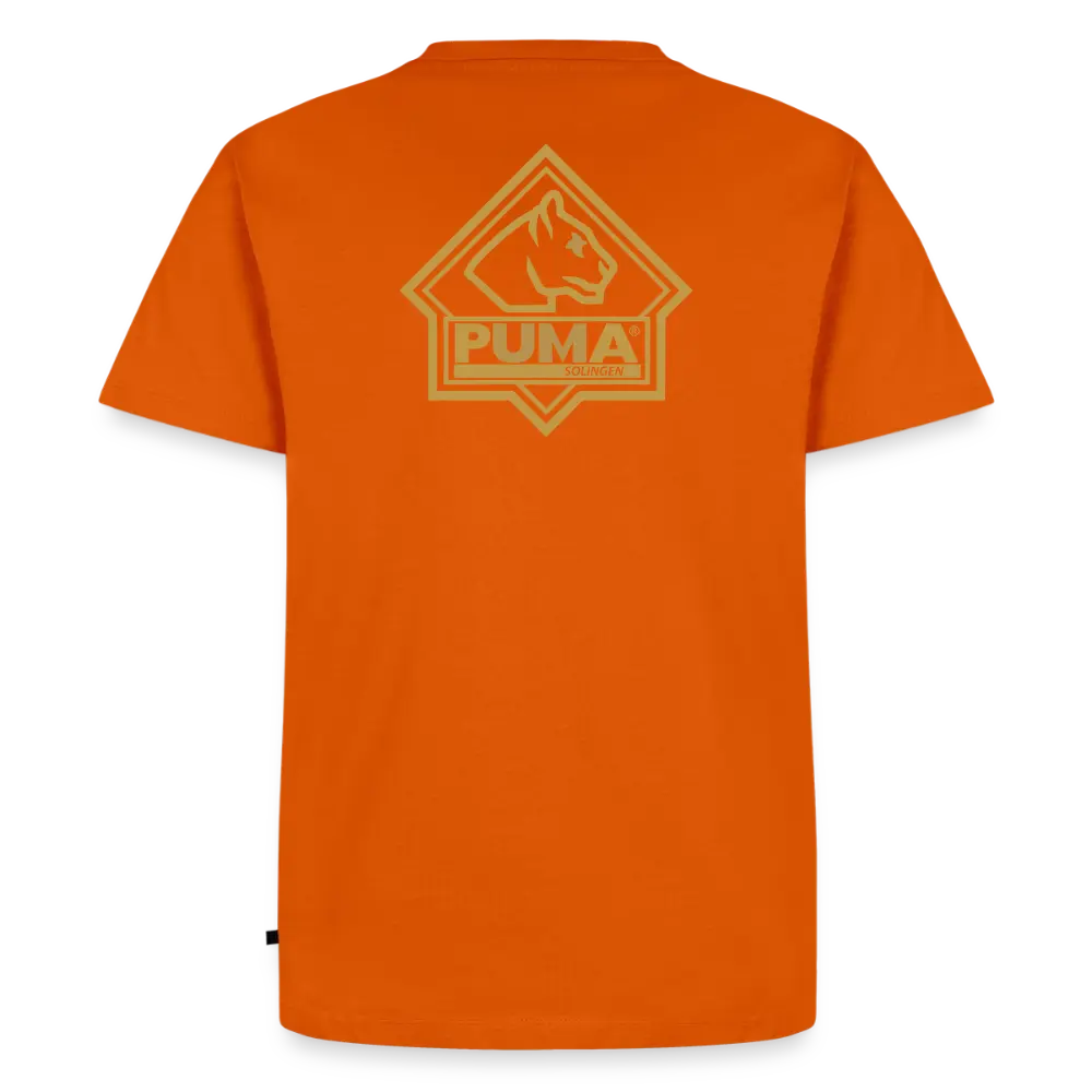 Men’s Premium T-Shirt PUMA Heritage Logo Back - orange
