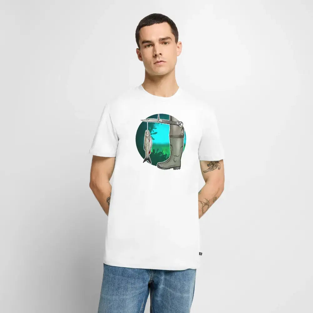 PUMA Herren Premium T-Shirt „Waagemesser – Petri Heil