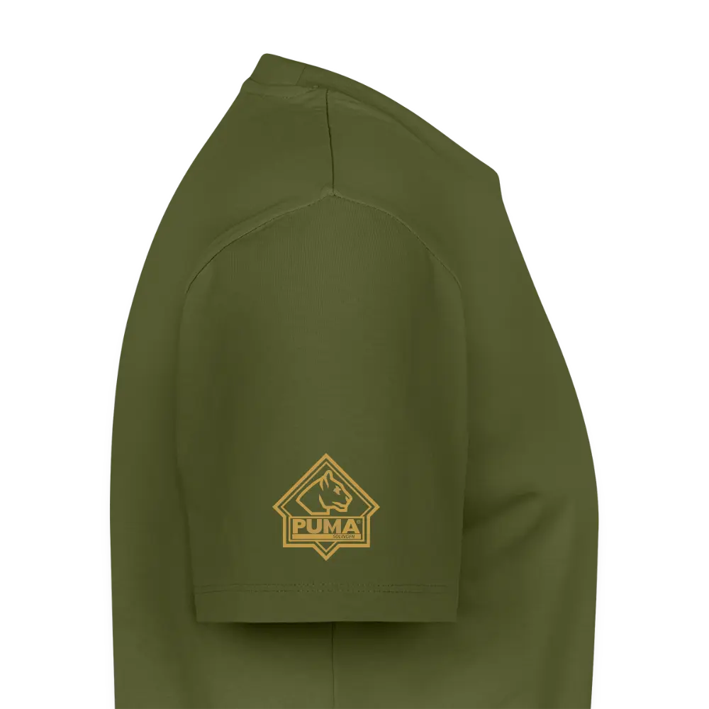 Men’s Premium T-Shirt PUMA Heritage Logo Back - khaki