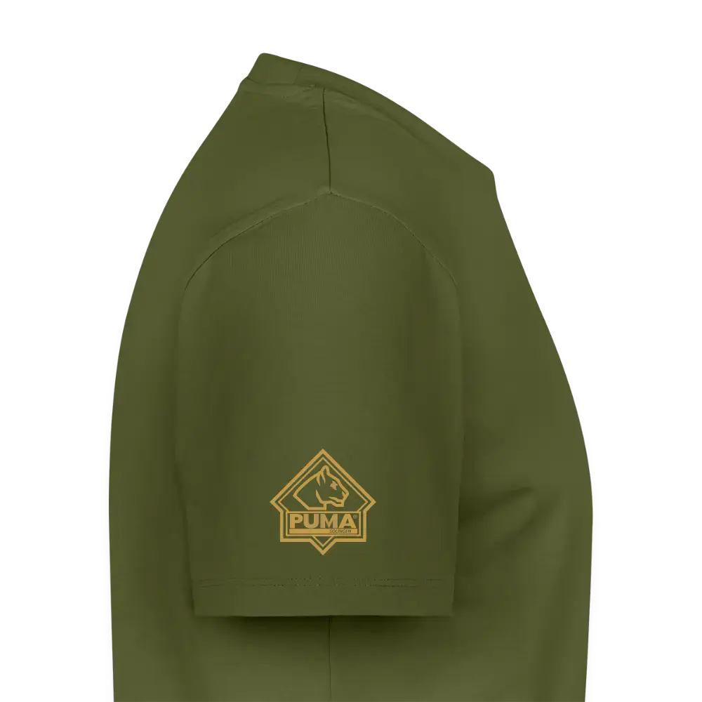 Men’s Premium T-Shirt PUMA Heritage Logo Back - khaki