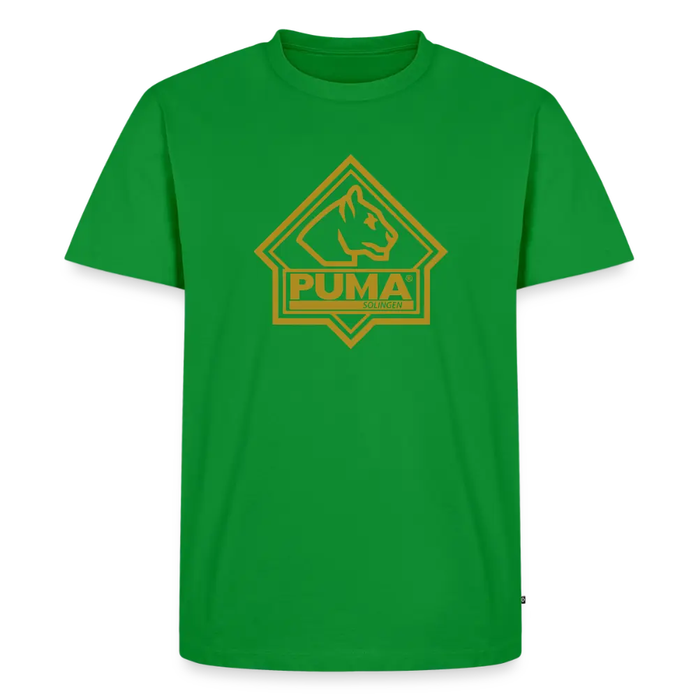 Men’s Premium T-Shirt PUMA Heritage Logo Front - green
