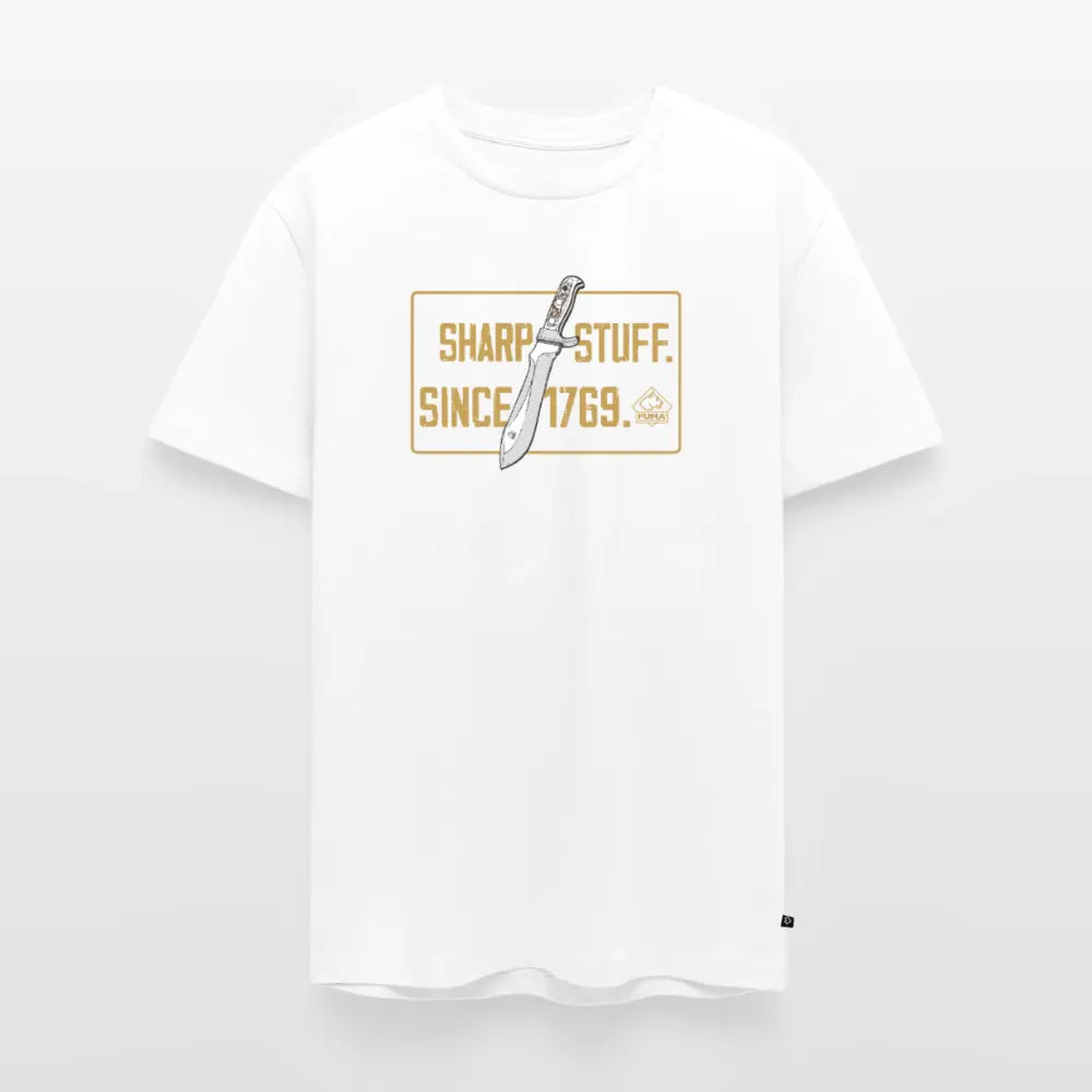 Sharp stuff since 1769 Gold - white