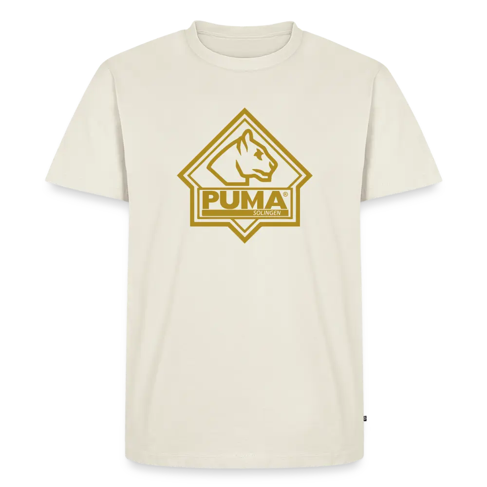 Men’s Premium T-Shirt PUMA Heritage Logo Front - off white