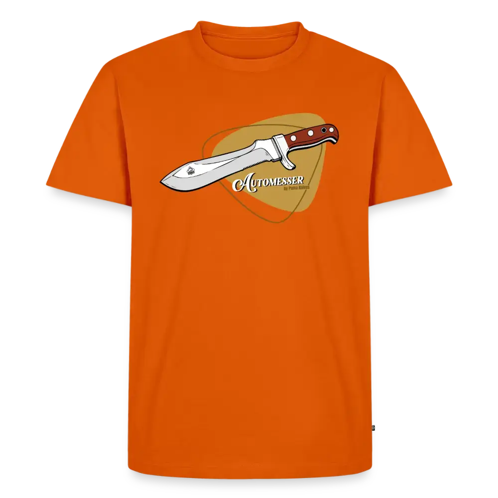 Men’s Premium T-Shirt PUMA Automesser Retrodesign - orange