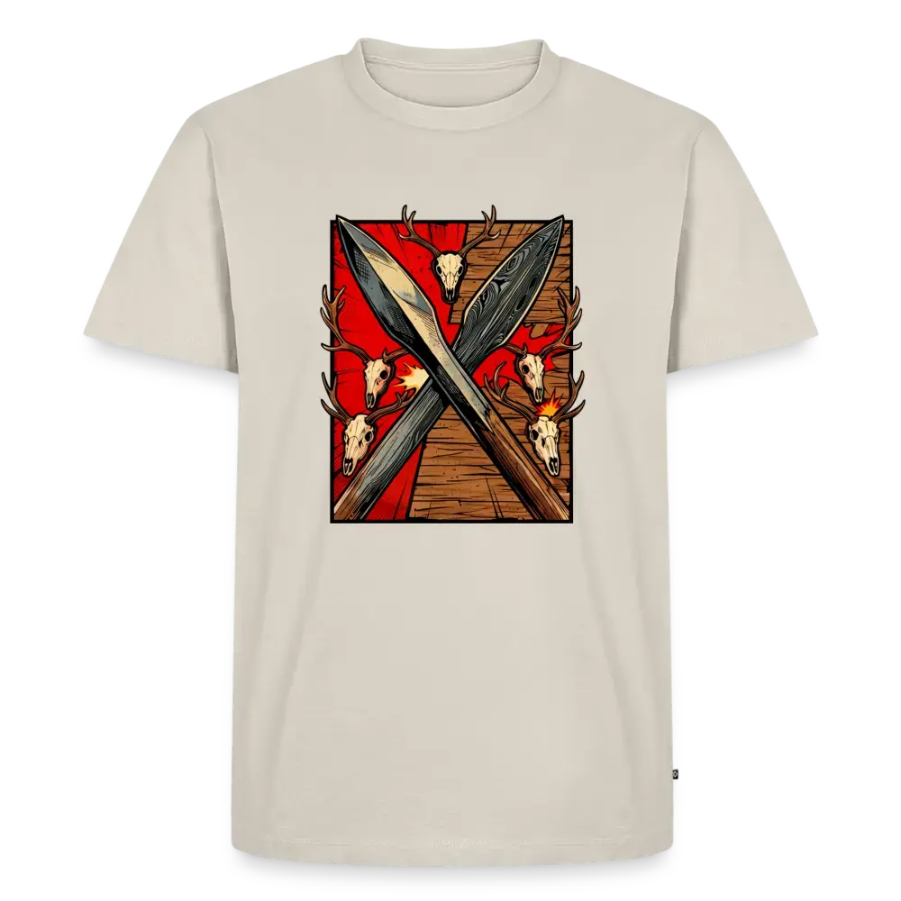Men’s Premium T-Shirt Saufeder - beige