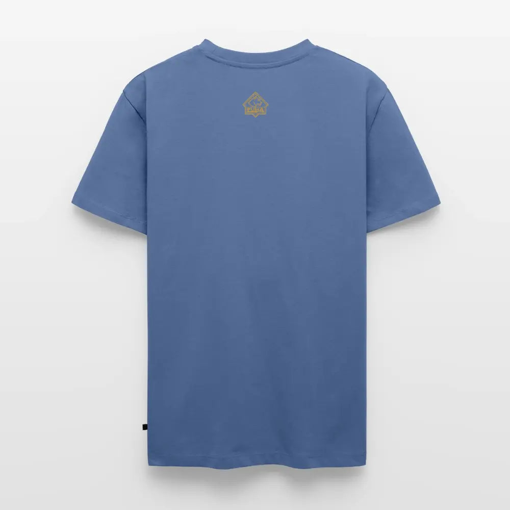 Men’s Premium T-Shirt PUMA Automesser Retrodesign - stone blue