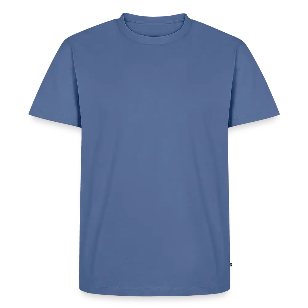 Men’s Premium T-Shirt PUMA Heritage Logo Back - stone blue