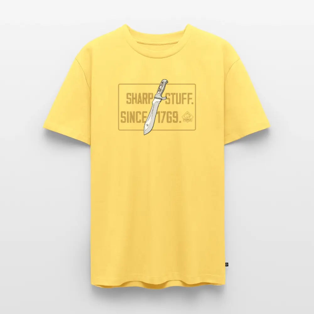 Sharp stuff since 1769 Gold - sky yellow
