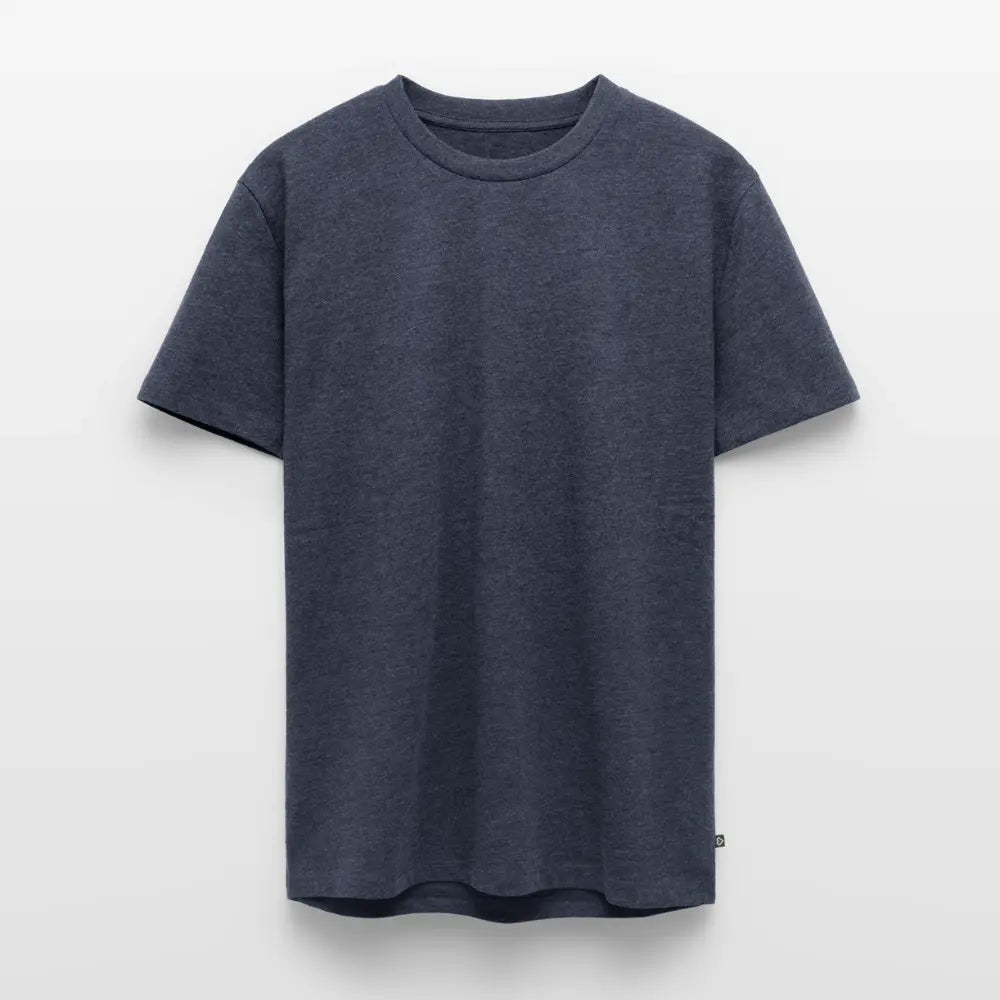 Men’s Premium T-Shirt PUMA Heritage Logo Back - heather denim
