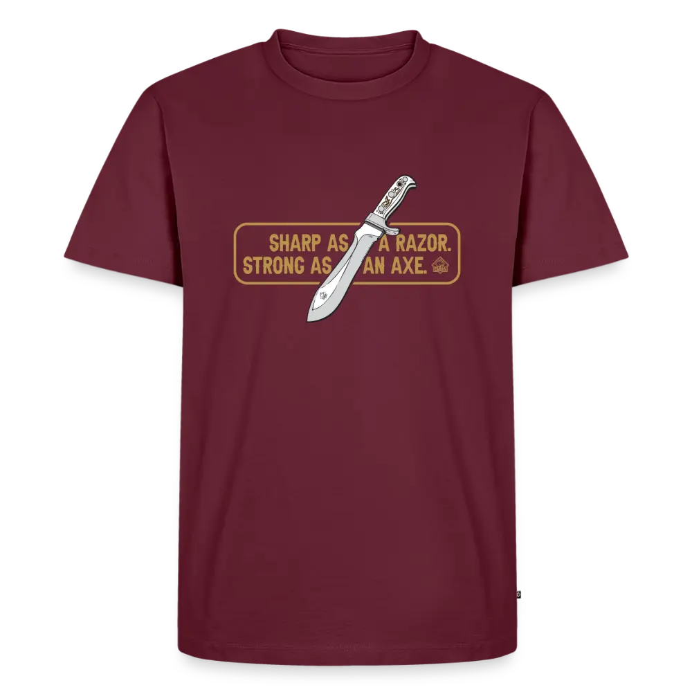 Men’s Premium T-Shirt - burgundy