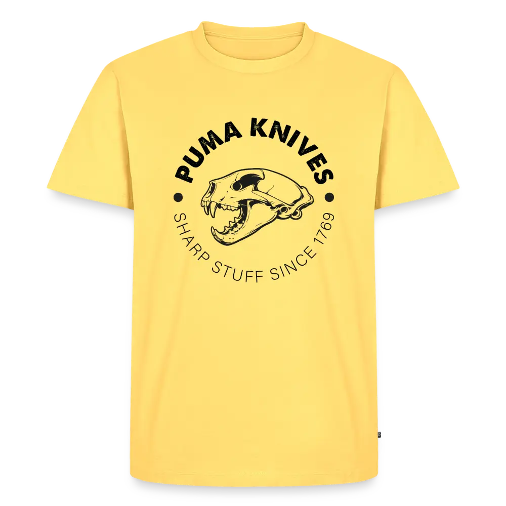 PUMA KNIVES Skull BW - sky yellow