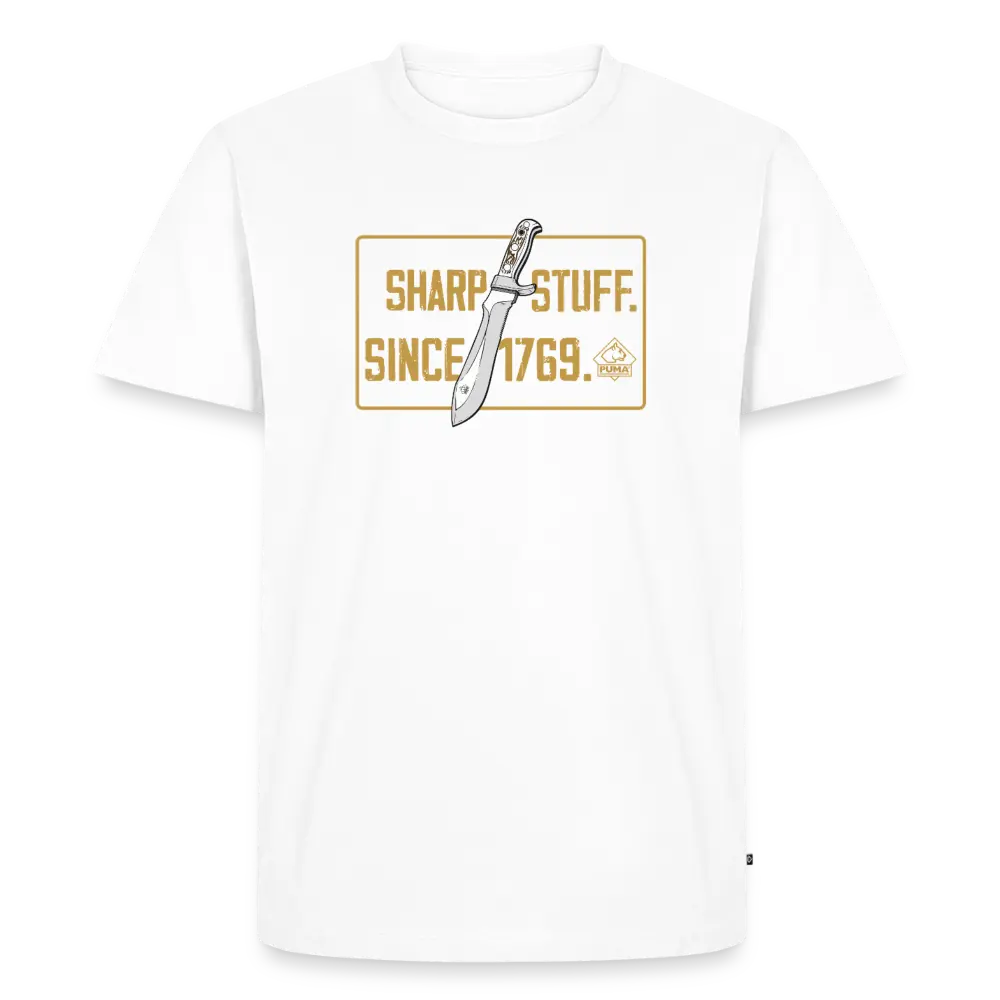 Sharp stuff since 1769 Gold - white