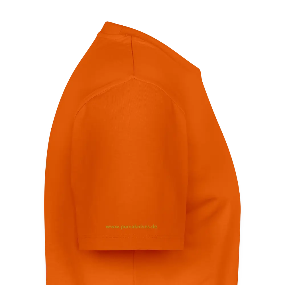 Men’s Premium T-Shirt PUMA Heritage Logo Front - orange