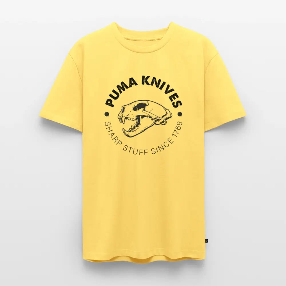 PUMA KNIVES Skull BW - sky yellow