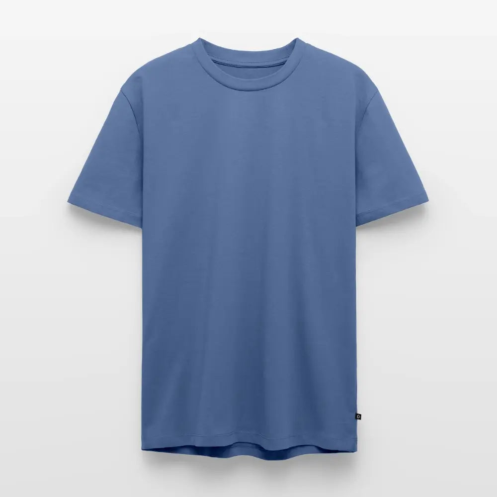 Men’s Premium T-Shirt PUMA Heritage Logo Back - stone blue