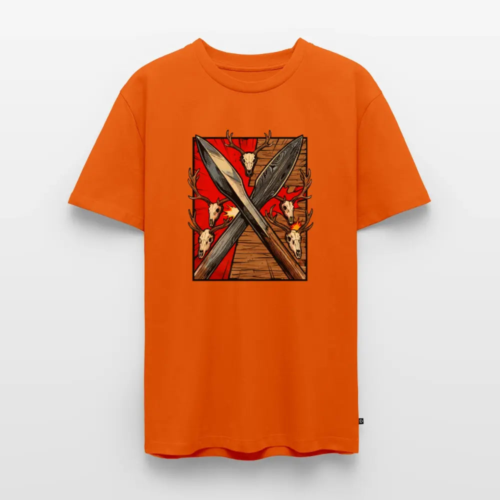Men’s Premium T-Shirt Saufeder - orange