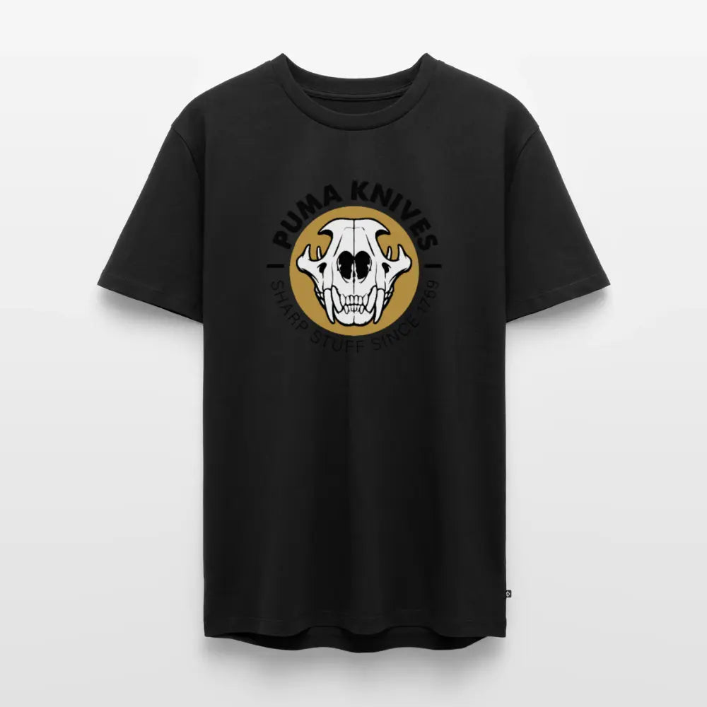 Men’s Premium T-Shirt Skull Frontal Sharp Stuff - black
