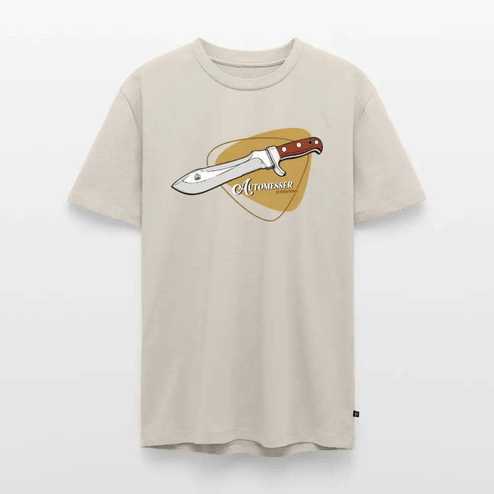 Men’s Premium T-Shirt PUMA Automesser Retrodesign - beige