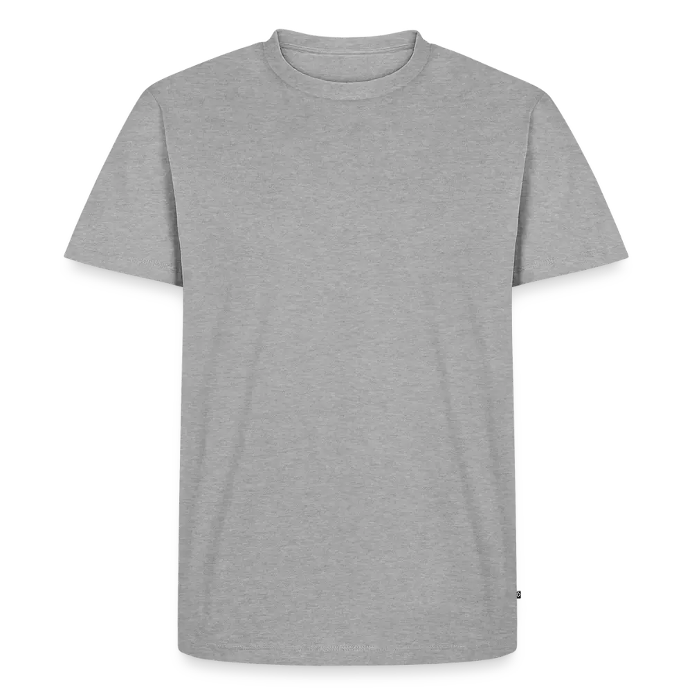 Men’s Premium T-Shirt PUMA Heritage Logo Back - heather grey