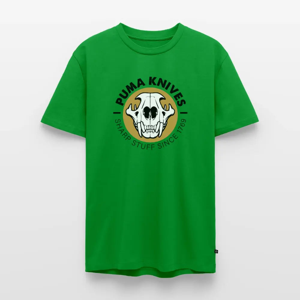 Men’s Premium T-Shirt Skull Frontal Sharp Stuff - green