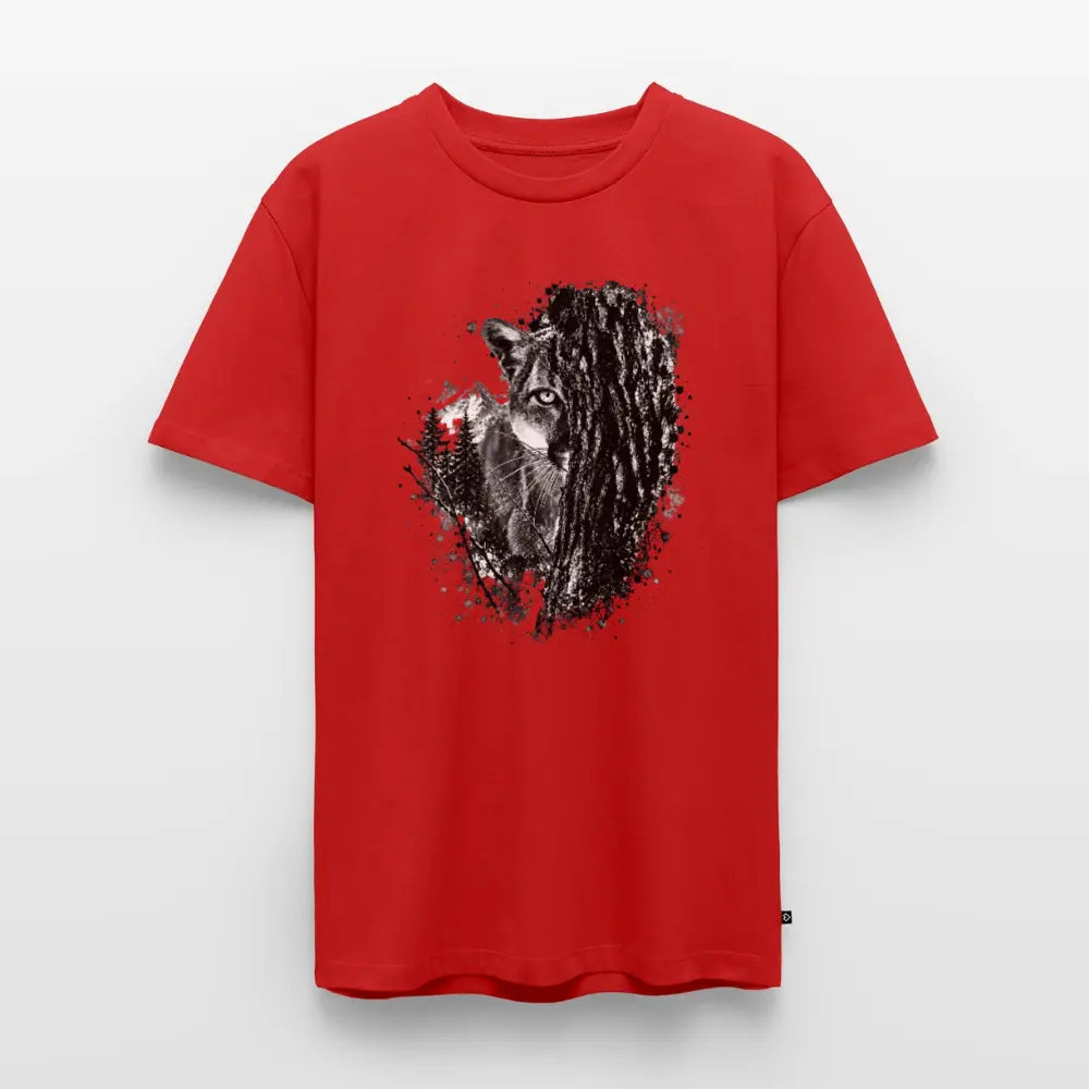 PUMA Herren Premium T-Shirt „Lauernder Puma