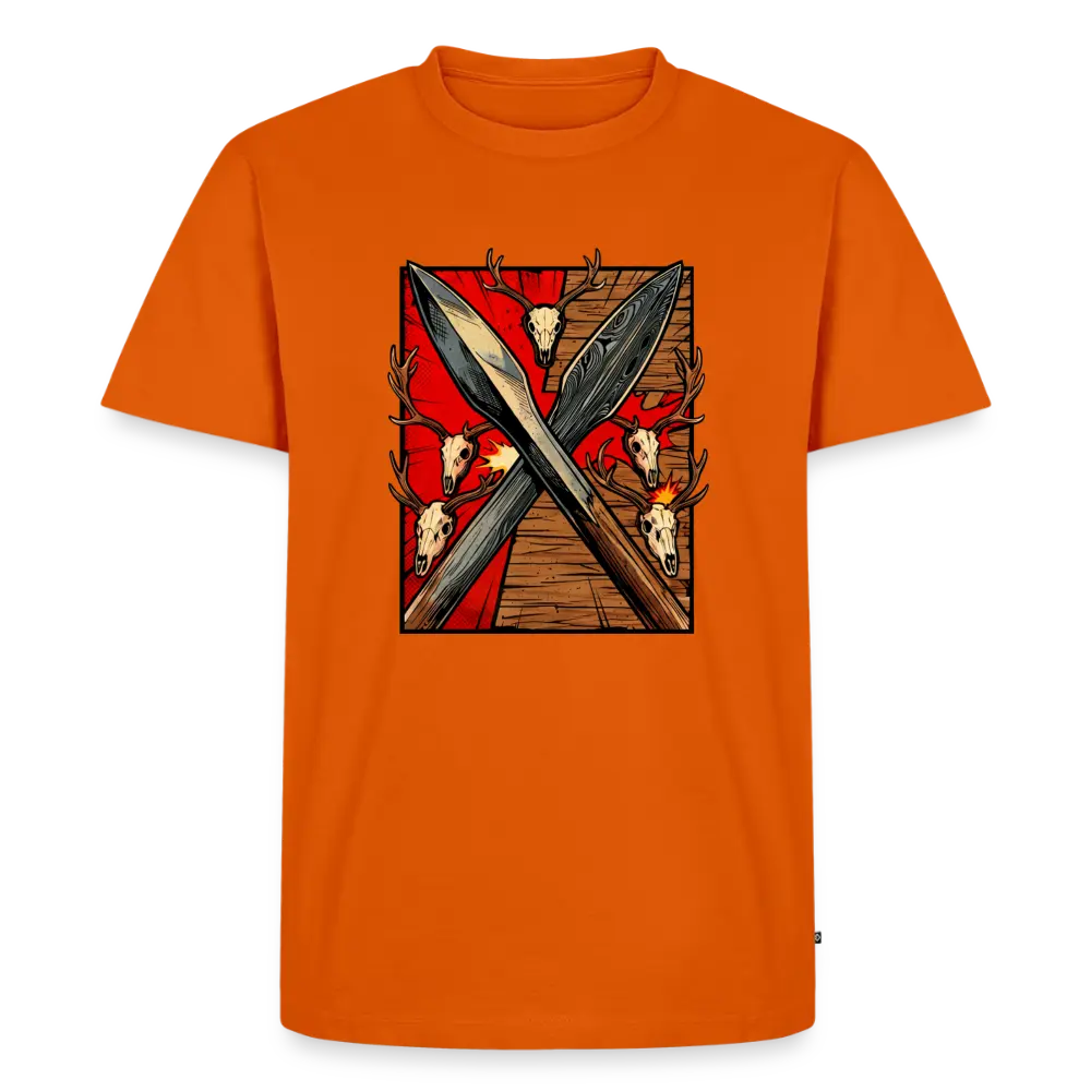 Men’s Premium T-Shirt Saufeder - orange