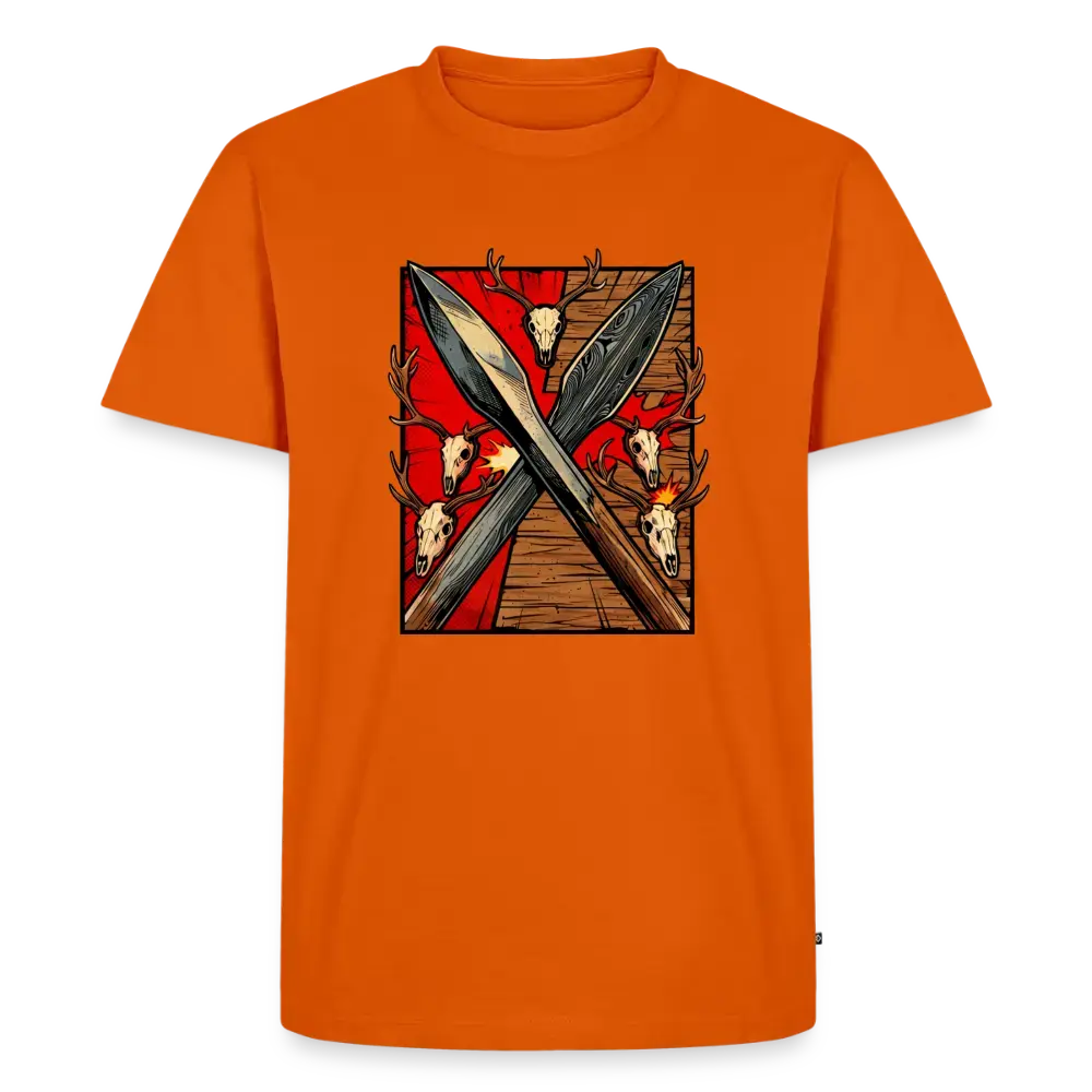 Men’s Premium T-Shirt Saufeder - orange