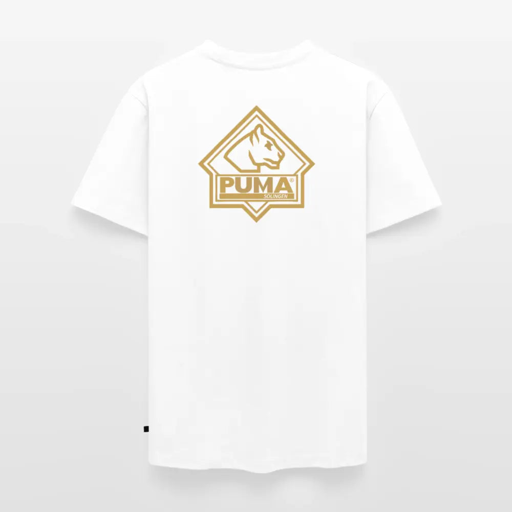 Men’s Premium T-Shirt PUMA Heritage Logo Back - white