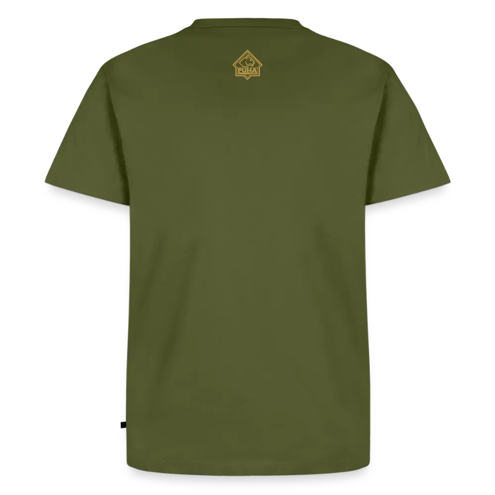 Men’s Premium T-Shirt PUMA Automesser Retrodesign - khaki