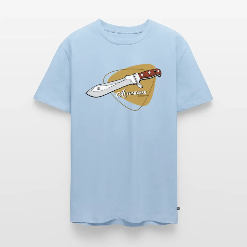 Men’s Premium T-Shirt PUMA Automesser Retrodesign - light blue
