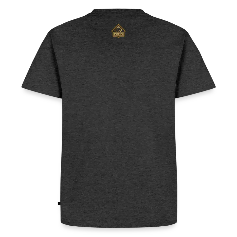 Men’s Premium T-Shirt PUMA Automesser Retrodesign - heather anthracite