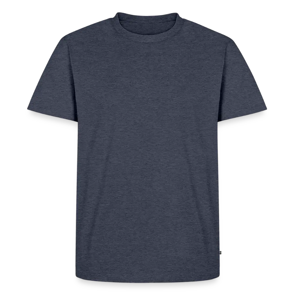 Men’s Premium T-Shirt PUMA Heritage Logo Back - heather denim