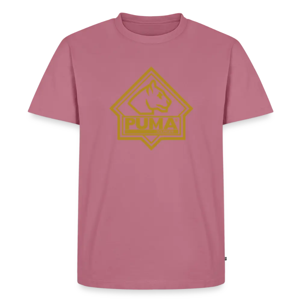 Men’s Premium T-Shirt PUMA Heritage Logo Front - mauve