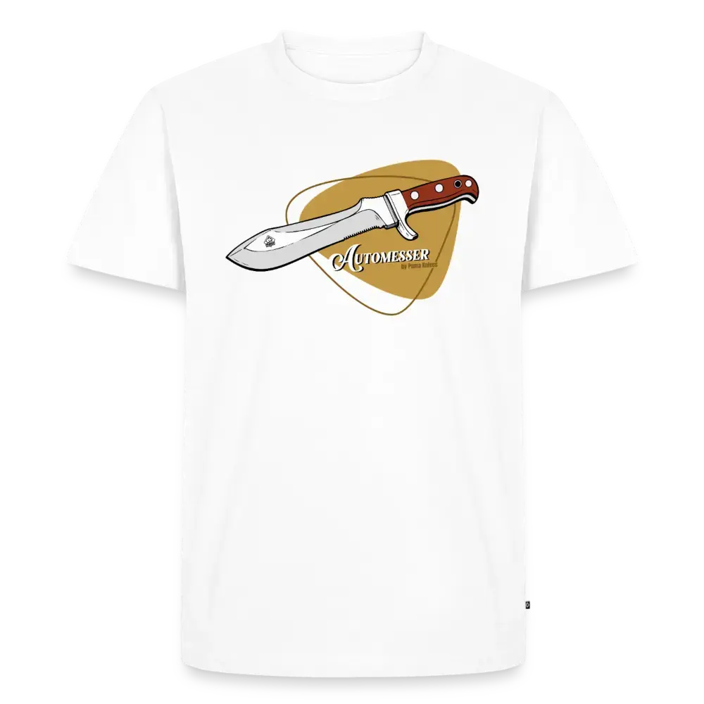 Men’s Premium T-Shirt PUMA Automesser Retrodesign - white