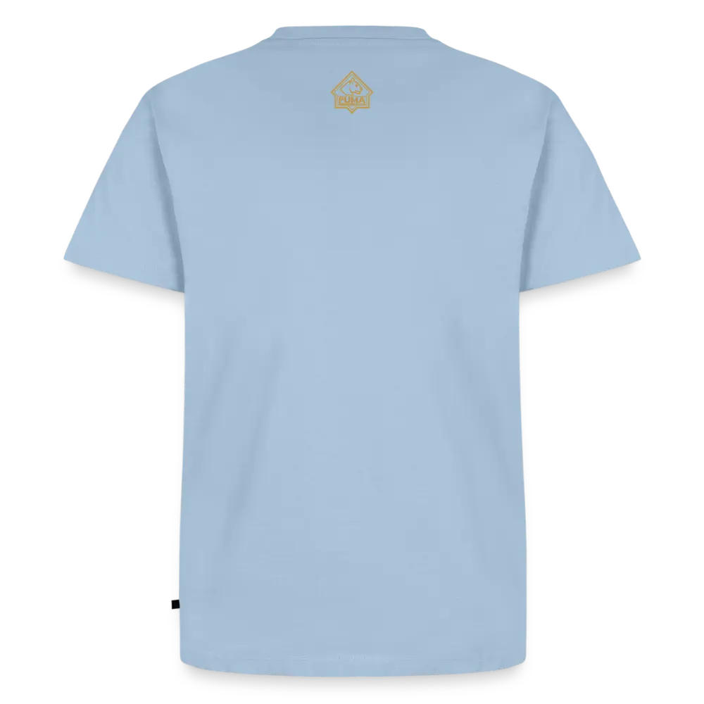 Men’s Premium T-Shirt PUMA Automesser Retrodesign - light blue
