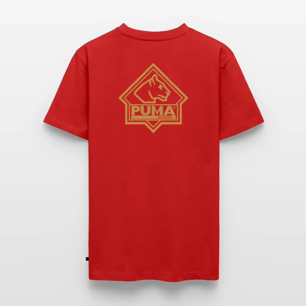 Men’s Premium T-Shirt PUMA Heritage Logo Back - red