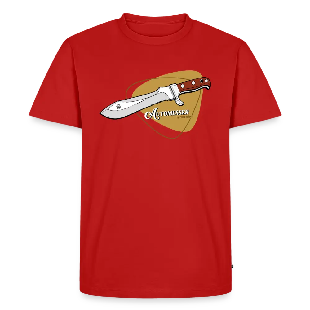 Men’s Premium T-Shirt PUMA Automesser Retrodesign - red