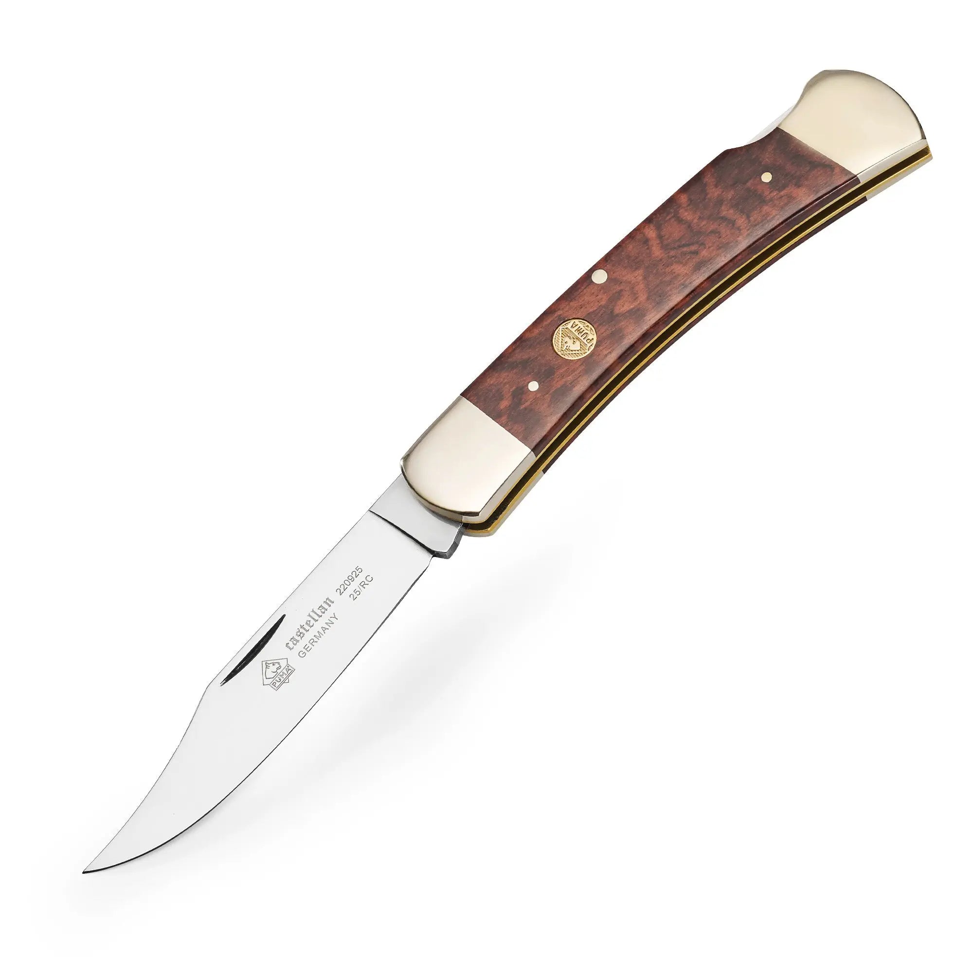 Hunting pocket knife, folding knife, PUMA Castellan, snakewood