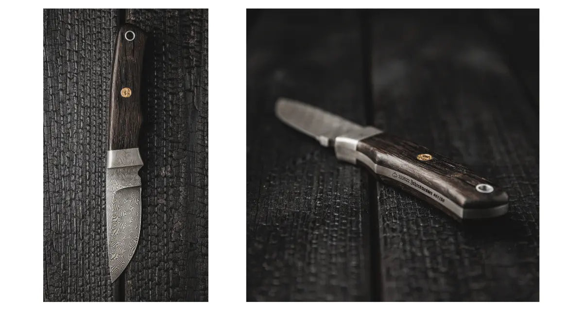 PUMA jahresmesser 2022, Mooreiche, Damaststahl SuperClean limitiert auf 50 Stück