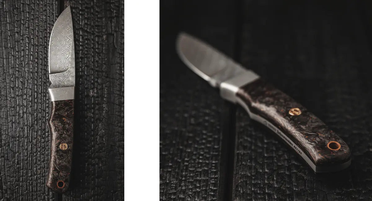 PUMA jahresmesser 2022, Carbon, Damaststahl SuperClean limitiert auf 50 Stück