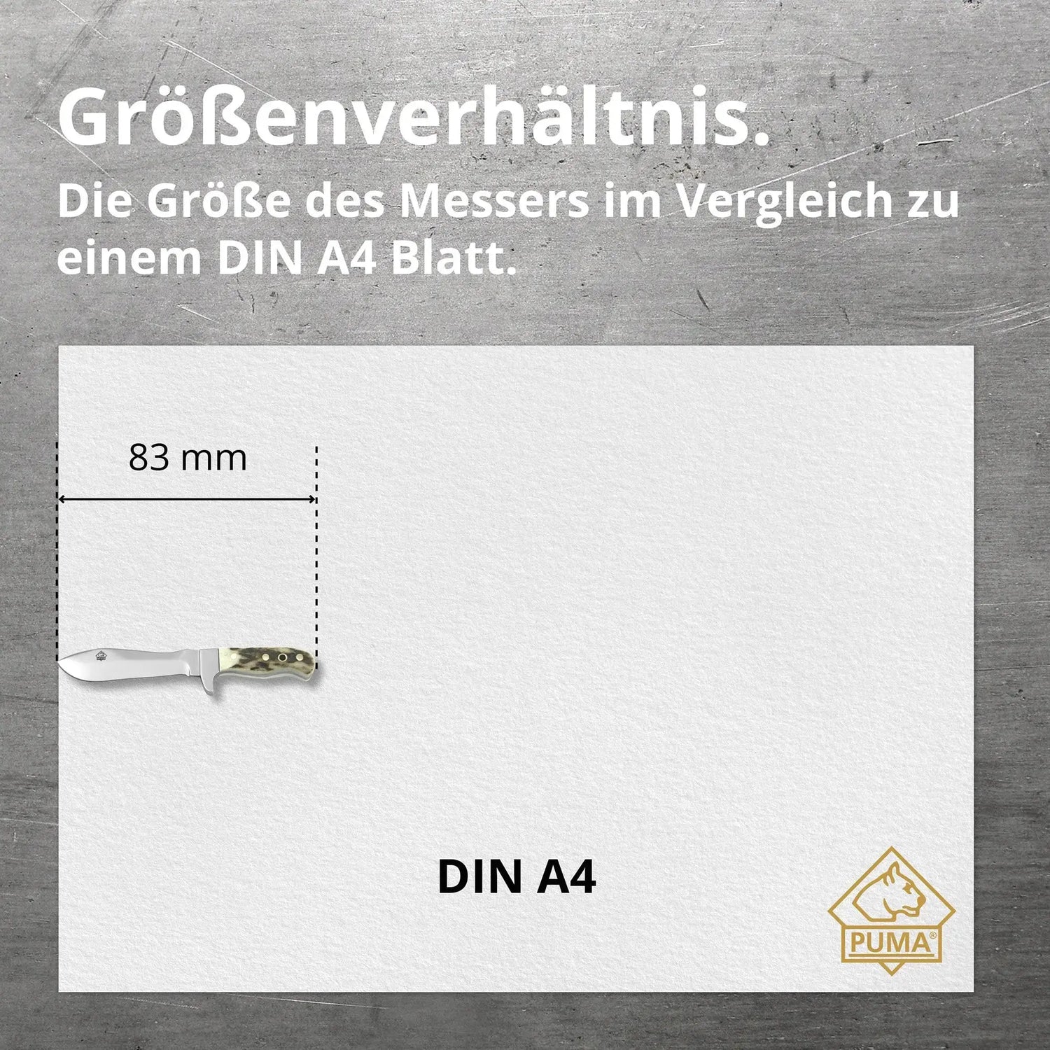 PUMA mini white hunter (Miniatur Messer) PUMA