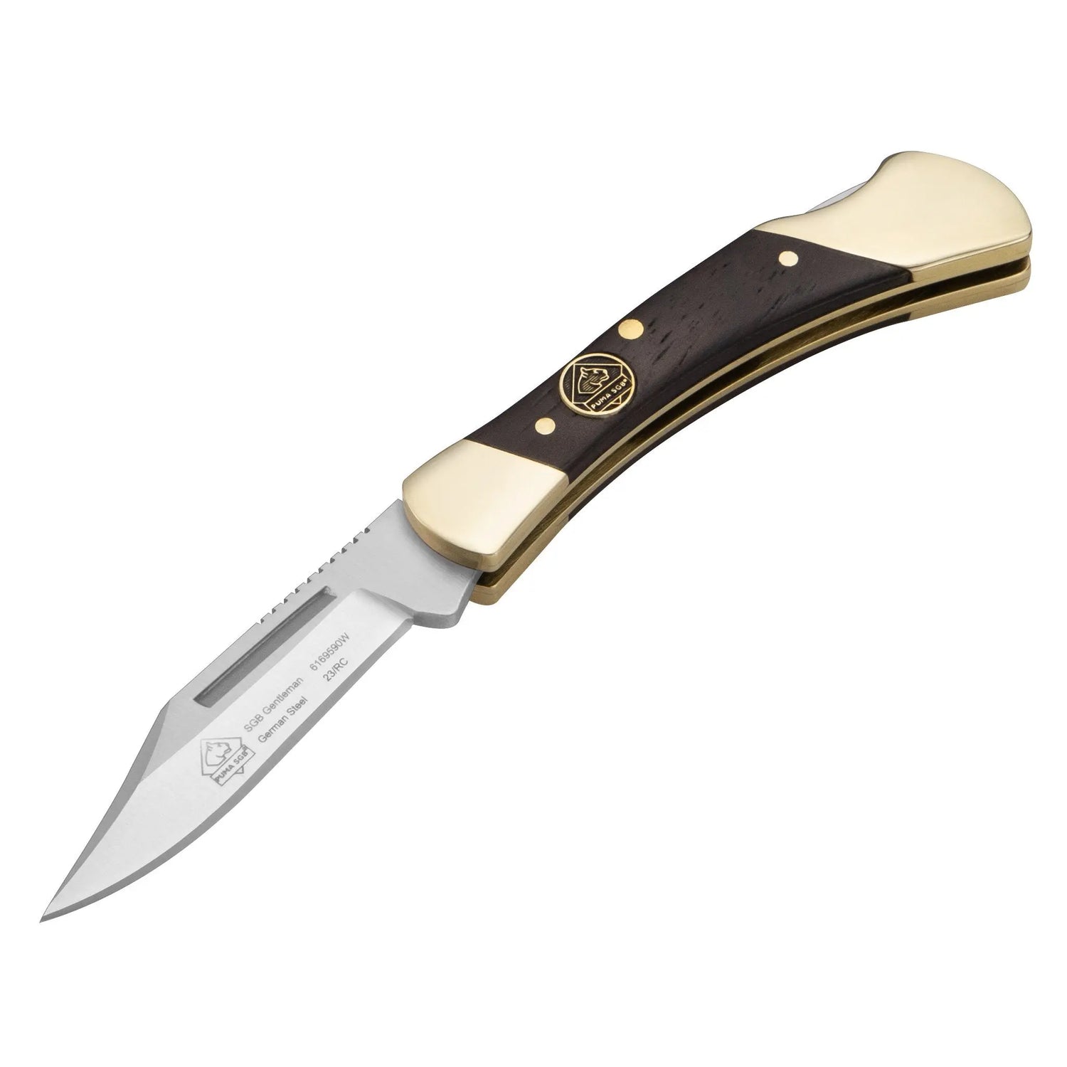 PUMA SGB Gentleman Holzschalen – aufgeklappt