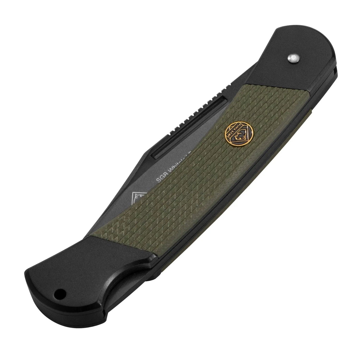 PUMA SGB whitetail ranger, G10 Olivgrün, schwarz eloxiert