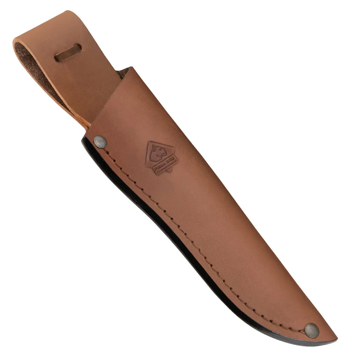 Braune Lederscheide für PUMA SGB Wildcat und SGB Hunters Friend PUMA SGB (USA)