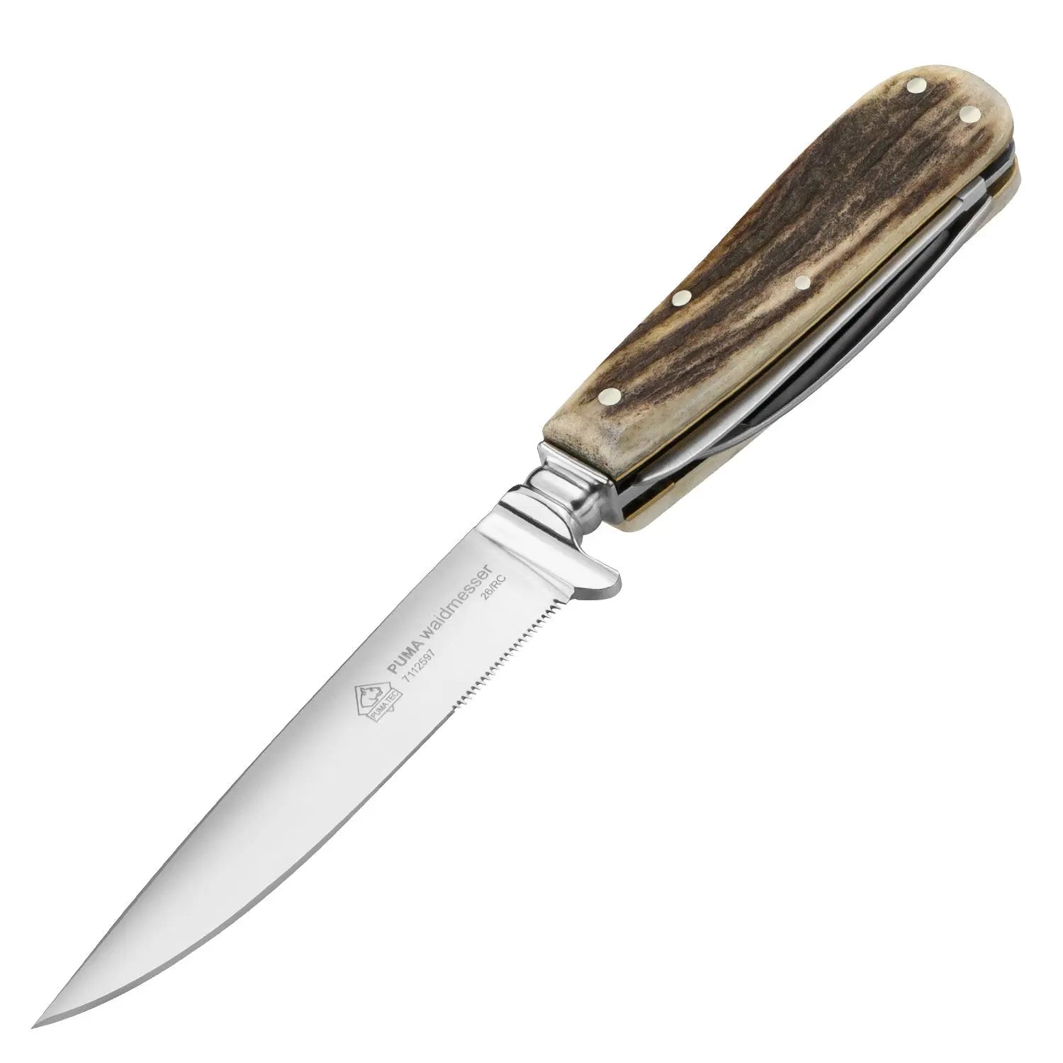PUMA TEC Hunting Knife with Saw and Gut Hook