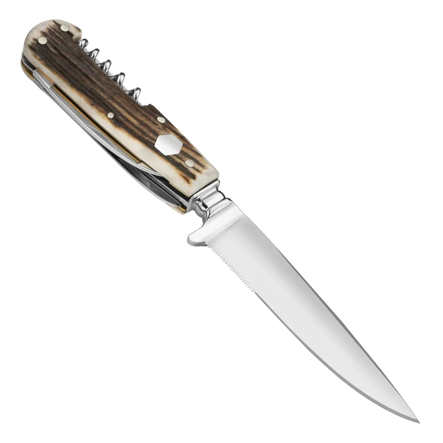 PUMA TEC Hunting Knife with Saw and Gut Hook