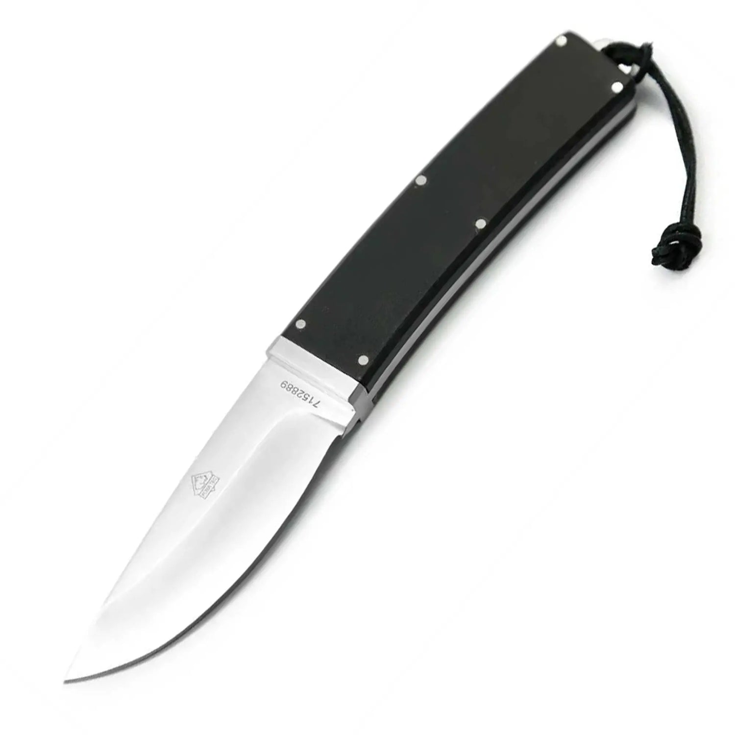 PUMA TEC belt knife with fork, G10 black