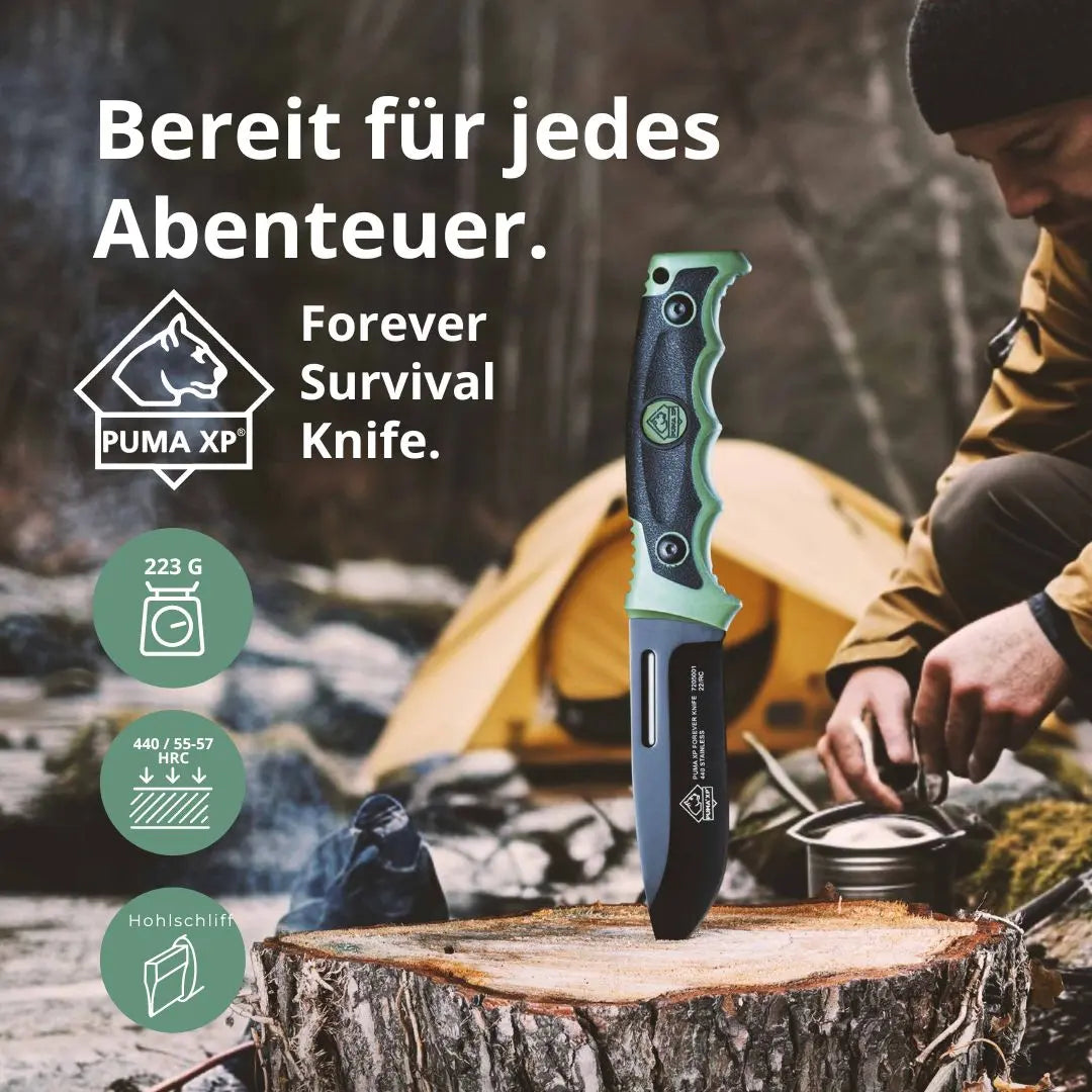 PUMA XP forever survival knife mit Feuerstarter
