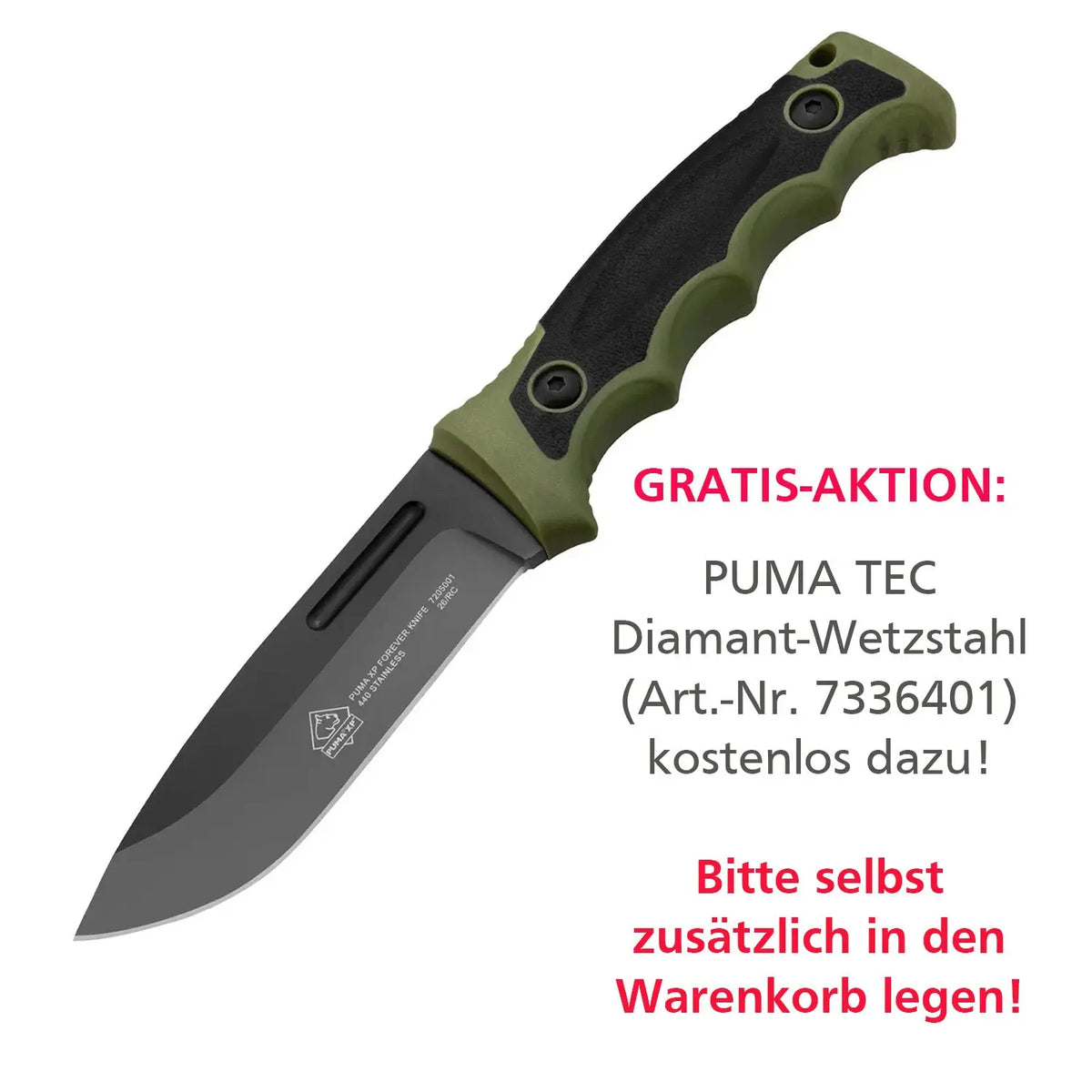 PUMA XP forever survival knife mit Feuerstarter PUMA XP
