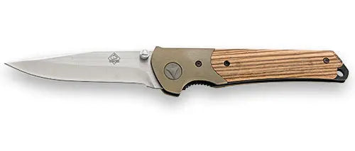 PUMA TEC Einhandmesser (D2 Carbonstahl/Zebrano)
